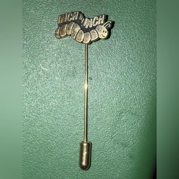 Gold Inch by Inch Stick Pin - Picture 1 of 3